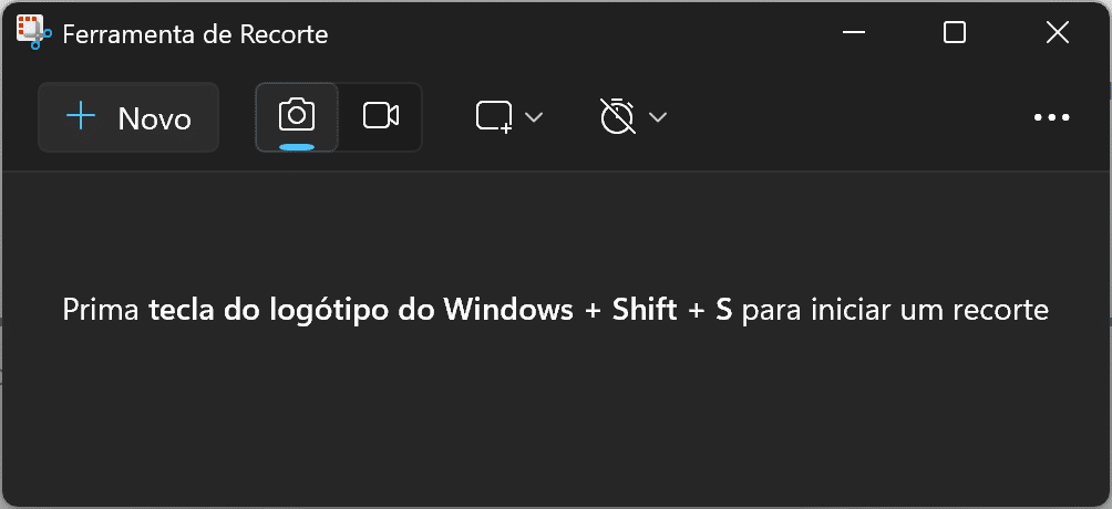 Ferramenta de Recorte (Snipping Tool)