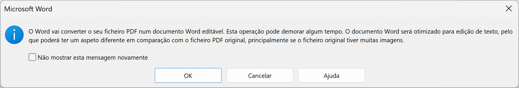 converter pdf em word - conversão automática