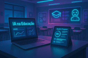 Imagem representativa de IA na Educação