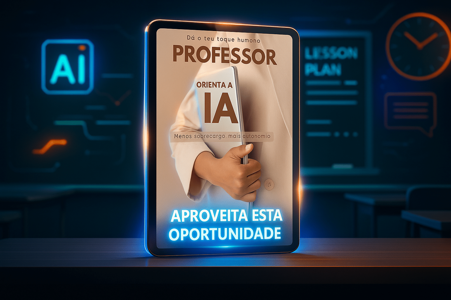 Inteligência artificial na educação - um ebook para professores aprenderem a usar a IA no seu dia a dia.